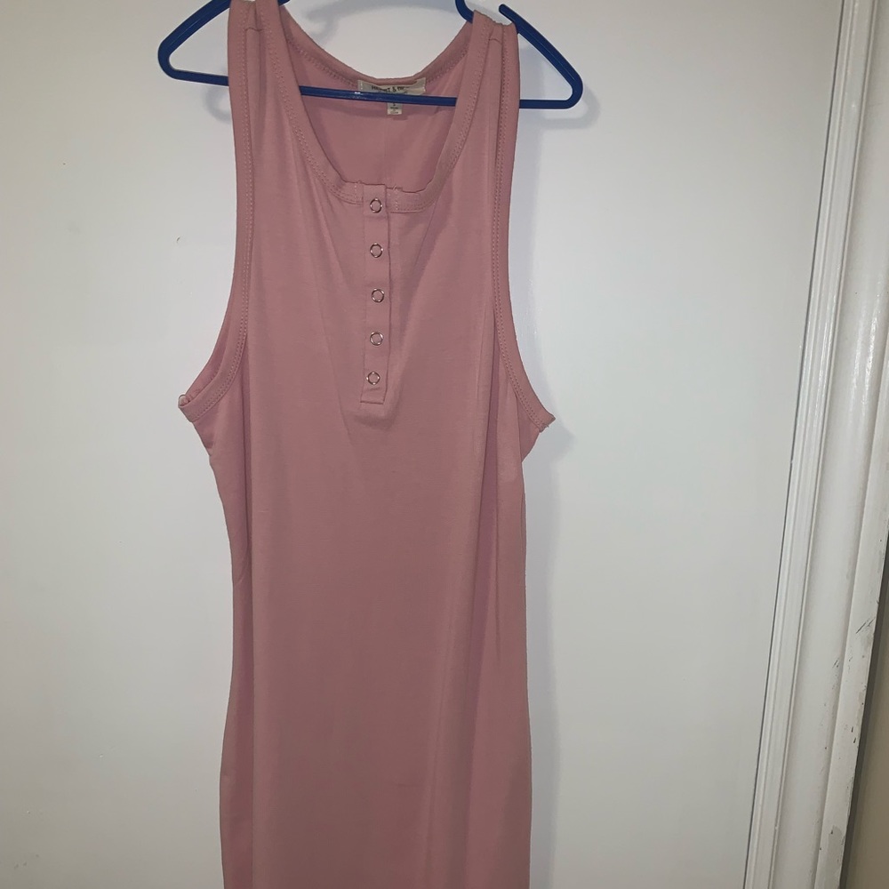 A pink dress